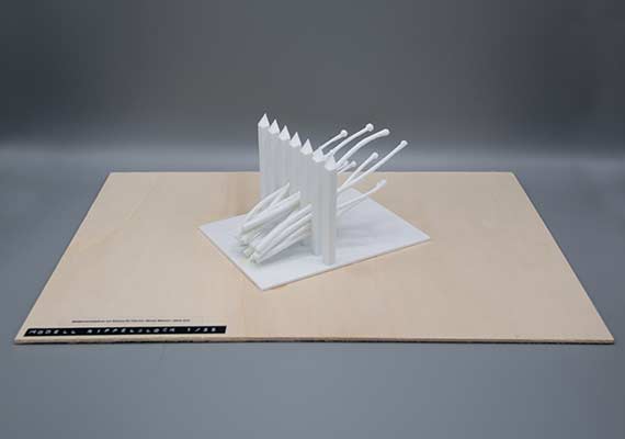 3D Druck der Denkmalskulptur, M1:50.